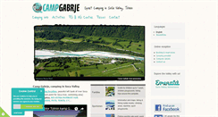 Desktop Screenshot of camp-gabrje.com